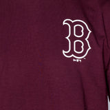 New Era Mlb Sleeve Design Tee Boston Red Sox Maroon