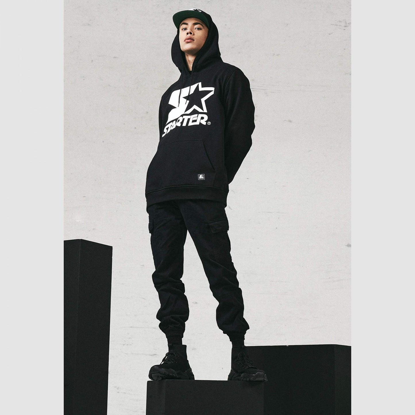 Starter The Classic Logo Hoody Black