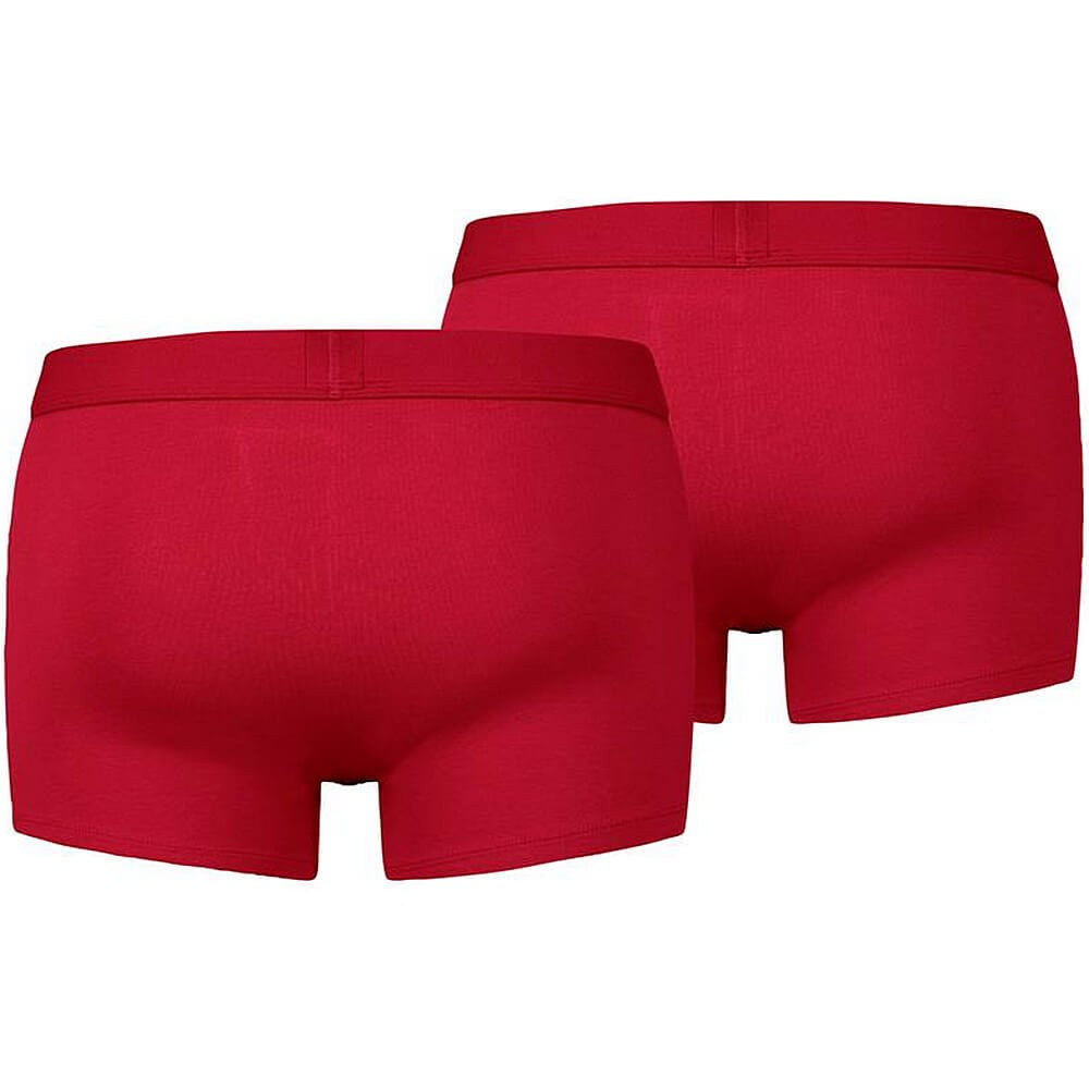 Súprava 2 kusov boxeriek Levi's® Solid Basic Trunk 2P červené