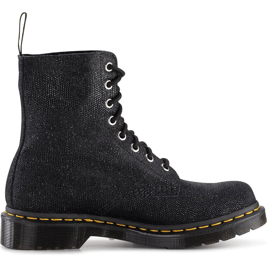 Dr. Martens 1460 Pascal W 8 Eye Boots Black Glitter Ray