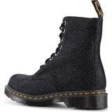 Dr. Martens 1460 Pascal W 8 Eye Boots Black Glitter Ray