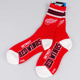 FBF Originals NHL 4 Stripes Crew Socks Detroit Redwings