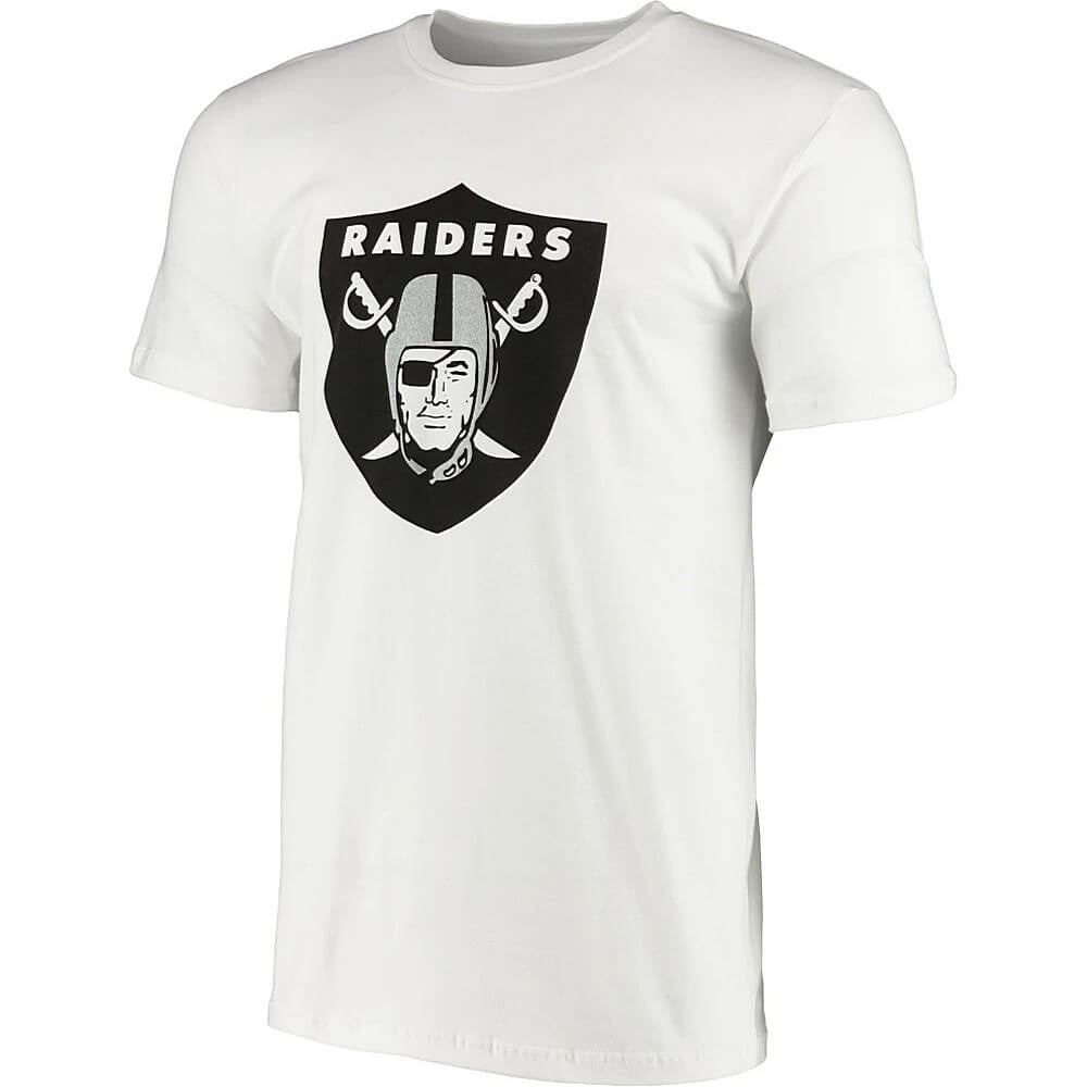 Fanatics Nfl Mens Scoops T-Shirt Las Vegas Raiders White
