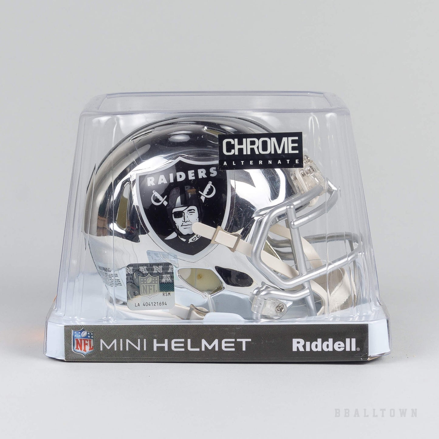 Miac Riddell Chrome Mini Helmet Las Vegas Raiders