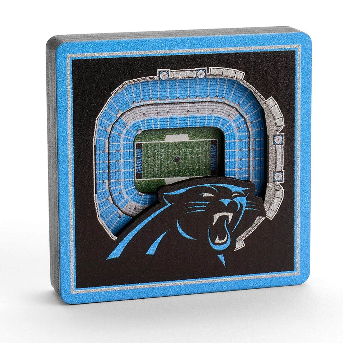 Magnetka Youthefan NFL 3D Stadiumview Magnet Carolina Panthers (7x7 cm)