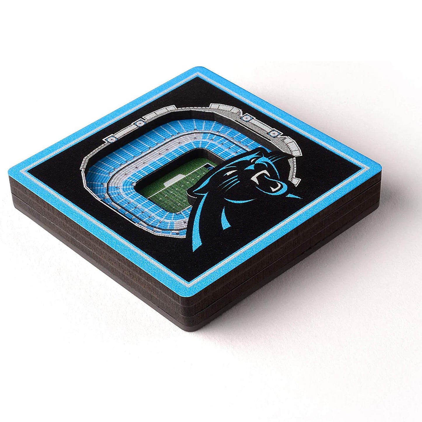 Magnetka Youthefan NFL 3D Stadiumview Magnet Carolina Panthers (7x7 cm)