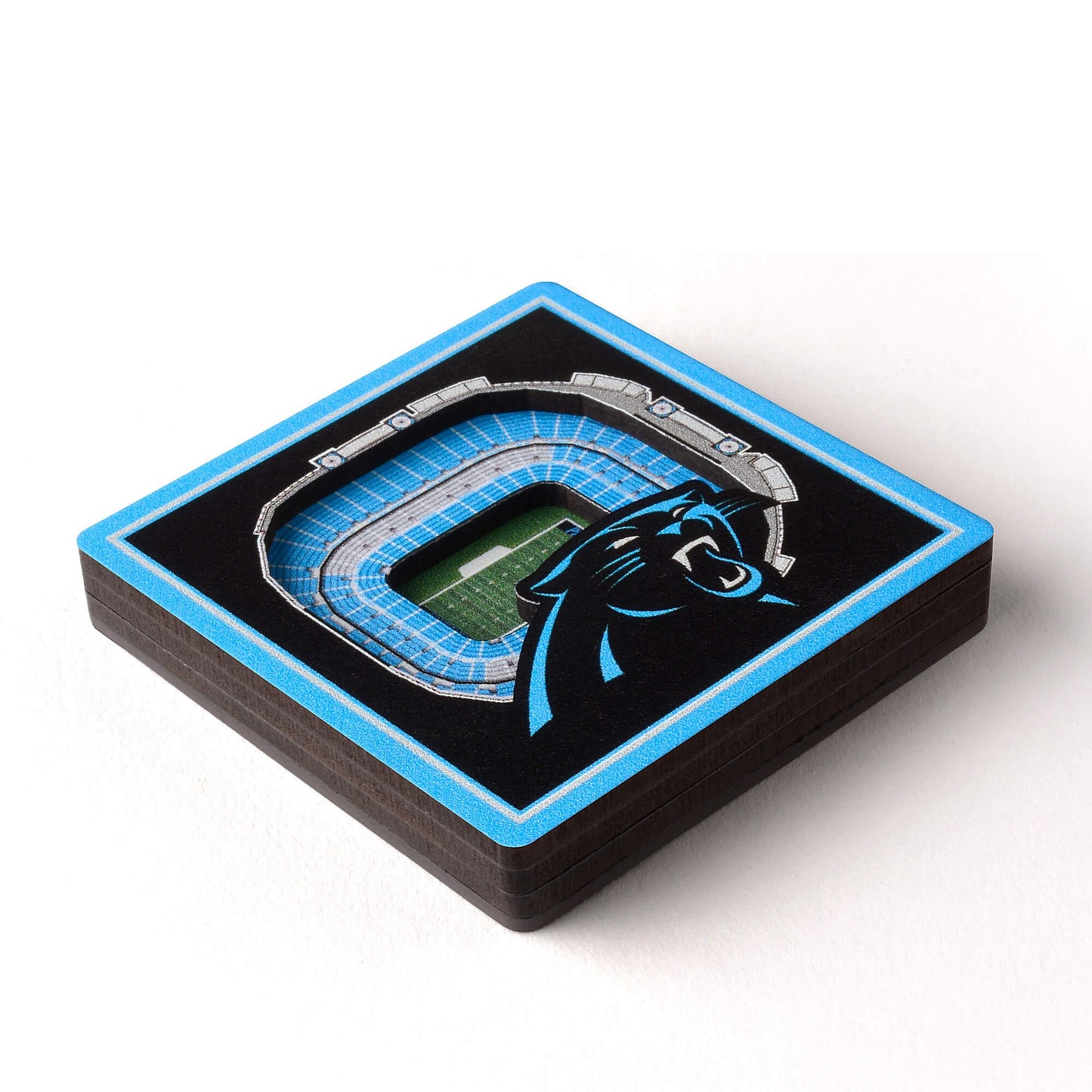Magnetka Youthefan NFL 3D Stadiumview Magnet Carolina Panthers (7x7 cm)