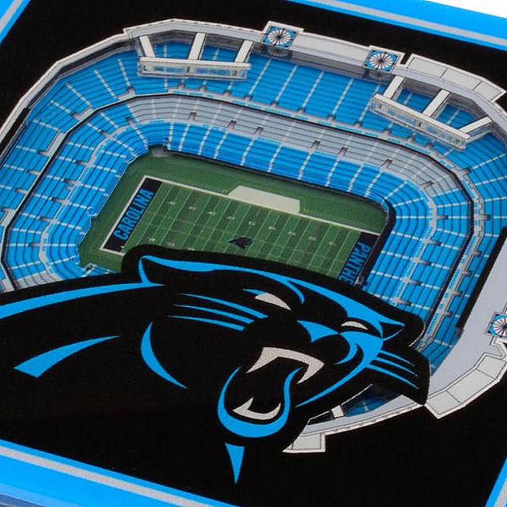 Magnetka Youthefan NFL 3D Stadiumview Magnet Carolina Panthers (7x7 cm)
