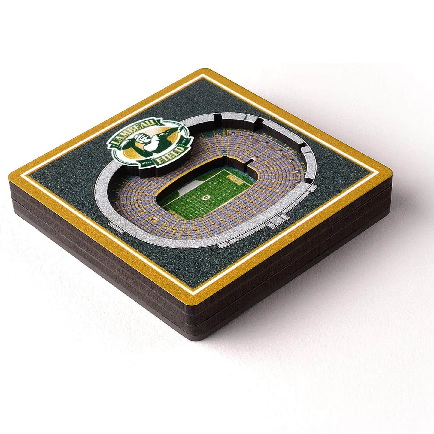 Youthefan Nfl 3D Stadiumview Magnet Green Bay Packers (7Cm X 7Cm)