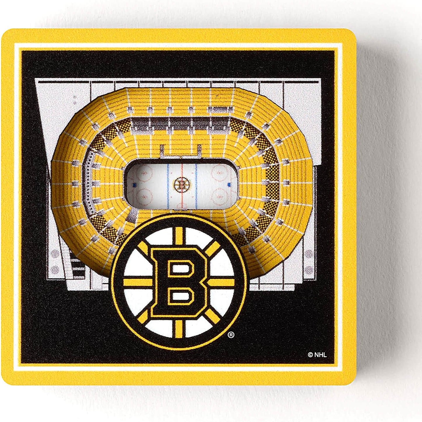 Youthefan Nhl 3D Stadiumview Magnet Boston Bruins (7Cm X 7Cm)