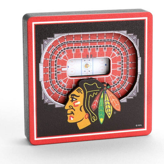Youthefan Nhl 3D Stadiumview Magnet Chicago Blackhawks (7Cm X 7Cm)