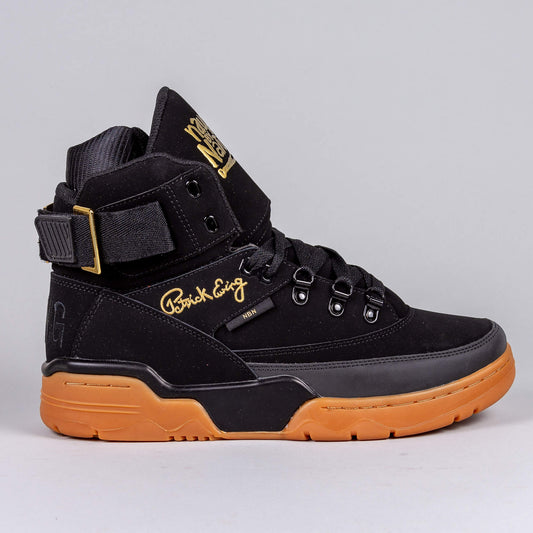 EWING ATHLETICS 33 HI WINTER X NAUGHTY BY NATURE - BLACK/GOLD/GUM