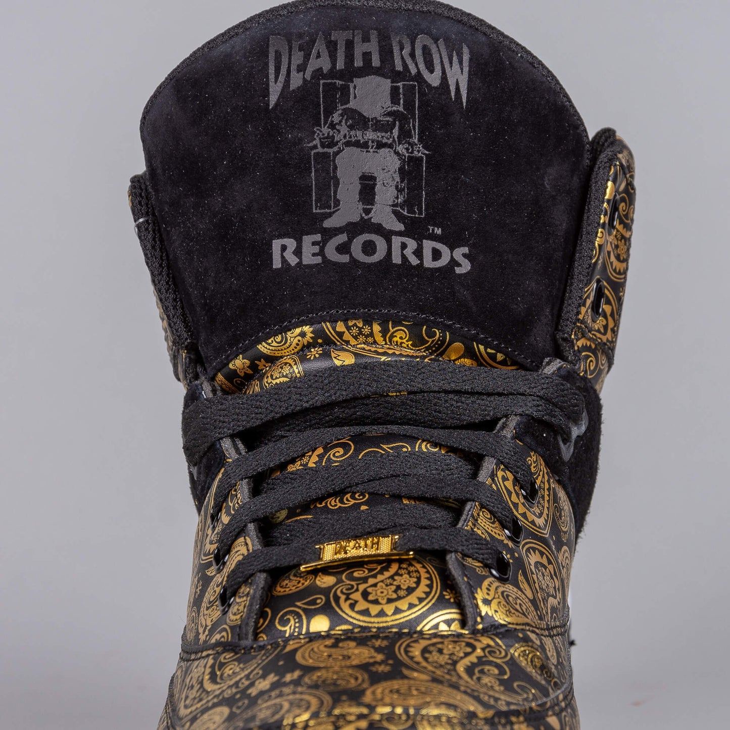 EWING ATHLETICS 33 HI DEATH ROW - BLACK BANDANA/GUM - Death Row Records 30th Anniversary