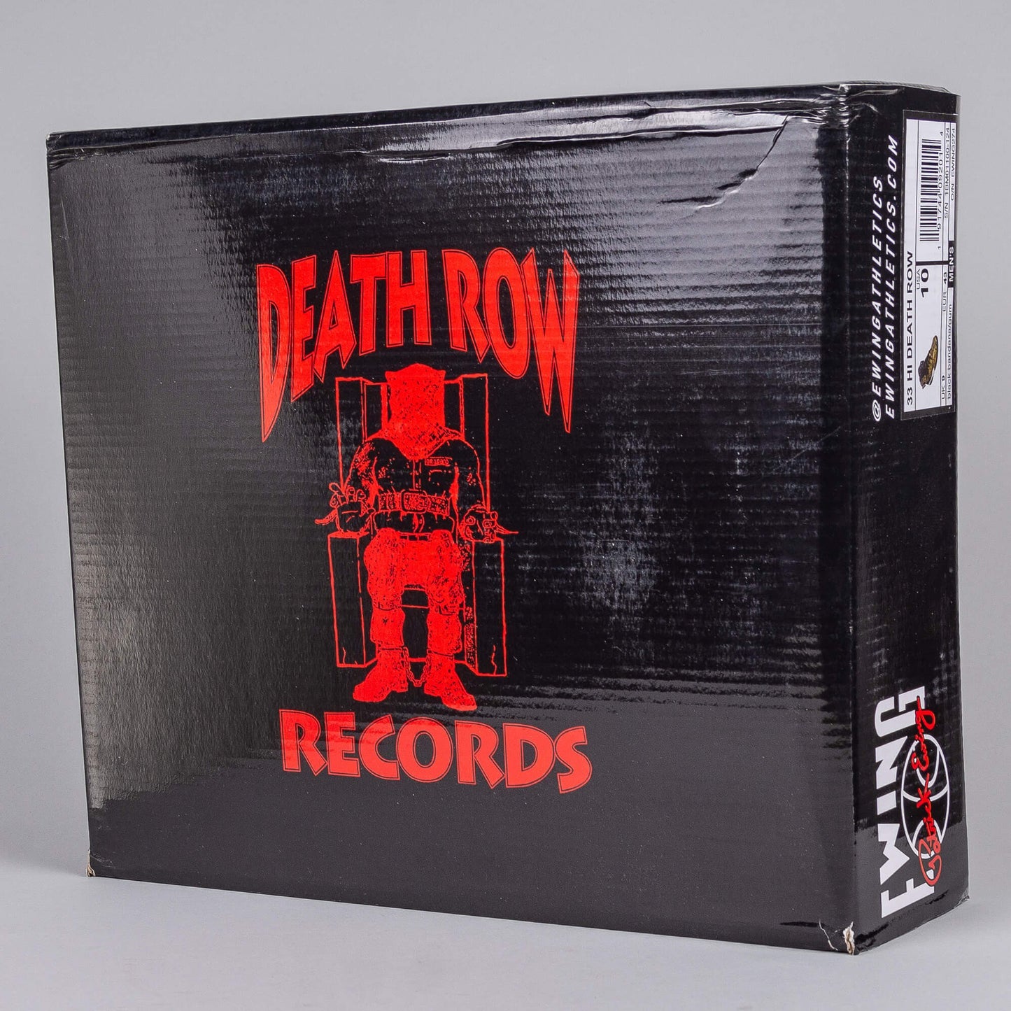 EWING ATHLETICS 33 HI DEATH ROW - BLACK BANDANA/GUM - Death Row Records 30th Anniversary