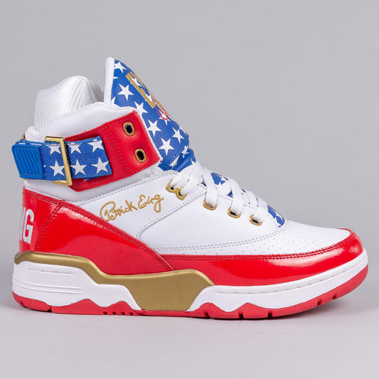 EWING ATHLETICS 33 HI USA -WHITE/BLUE/GOLD - 4th of July