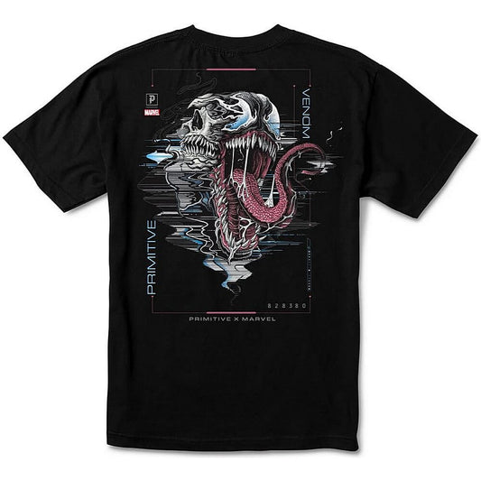 PRIMITIVE x MARVEL VENOM TEE BLACK