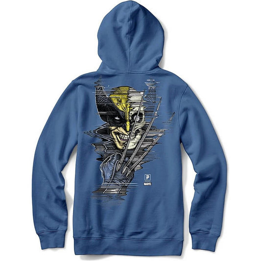 PRIMITIVE x MARVEL WOLVERINE HOOD COLUMBIA BLUE