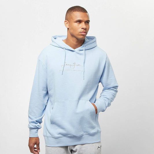 Mikina s kapucňou Sean John Classic Metall Logo Hoodie bledomodrá