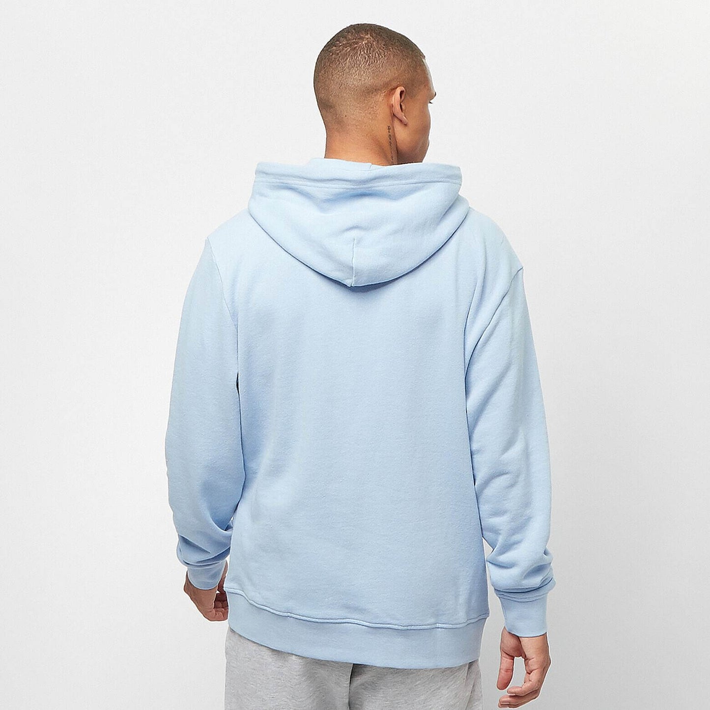 Mikina s kapucňou Sean John Classic Metall Logo Hoodie bledomodrá