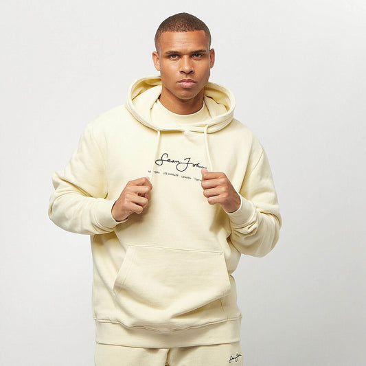 Mikina s kapucňou Sean John Classic Logo Essential Hoodie žltá