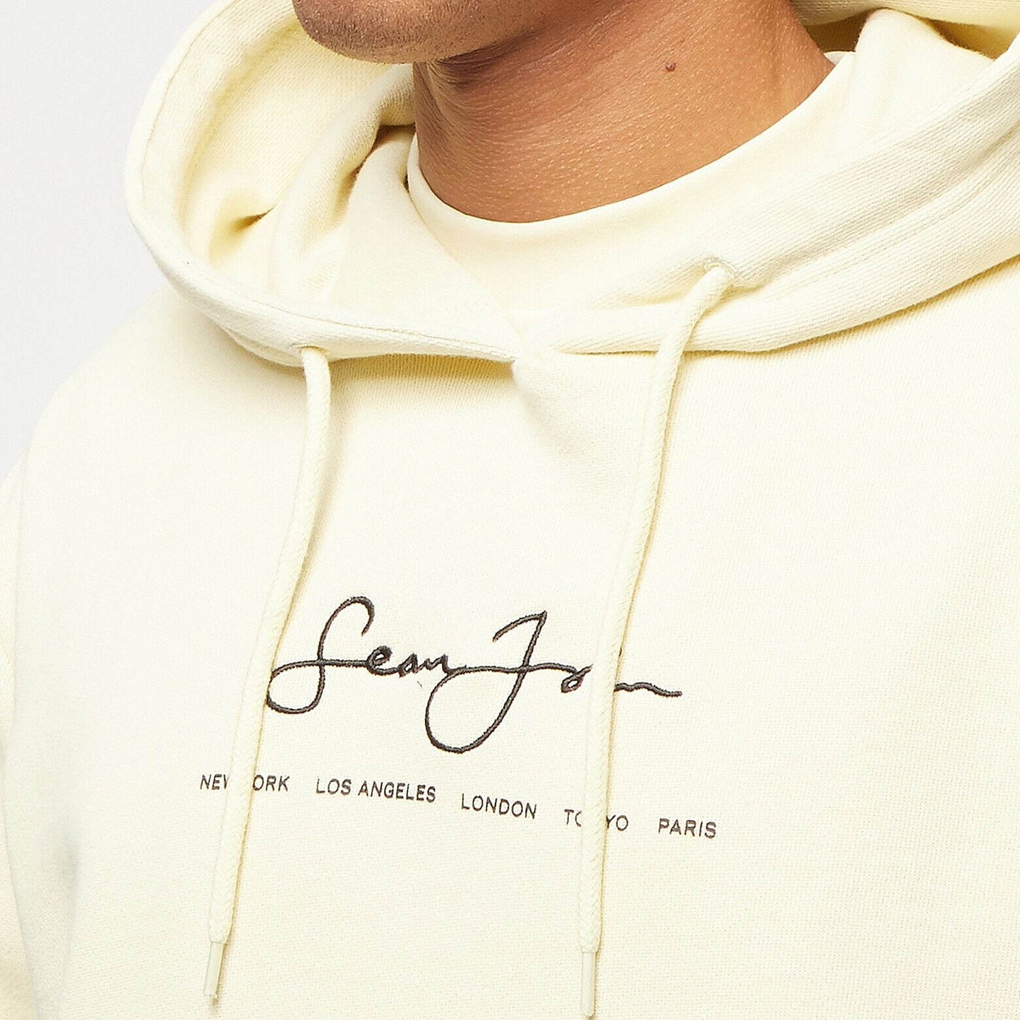 Mikina s kapucňou Sean John Classic Logo Essential Hoodie žltá