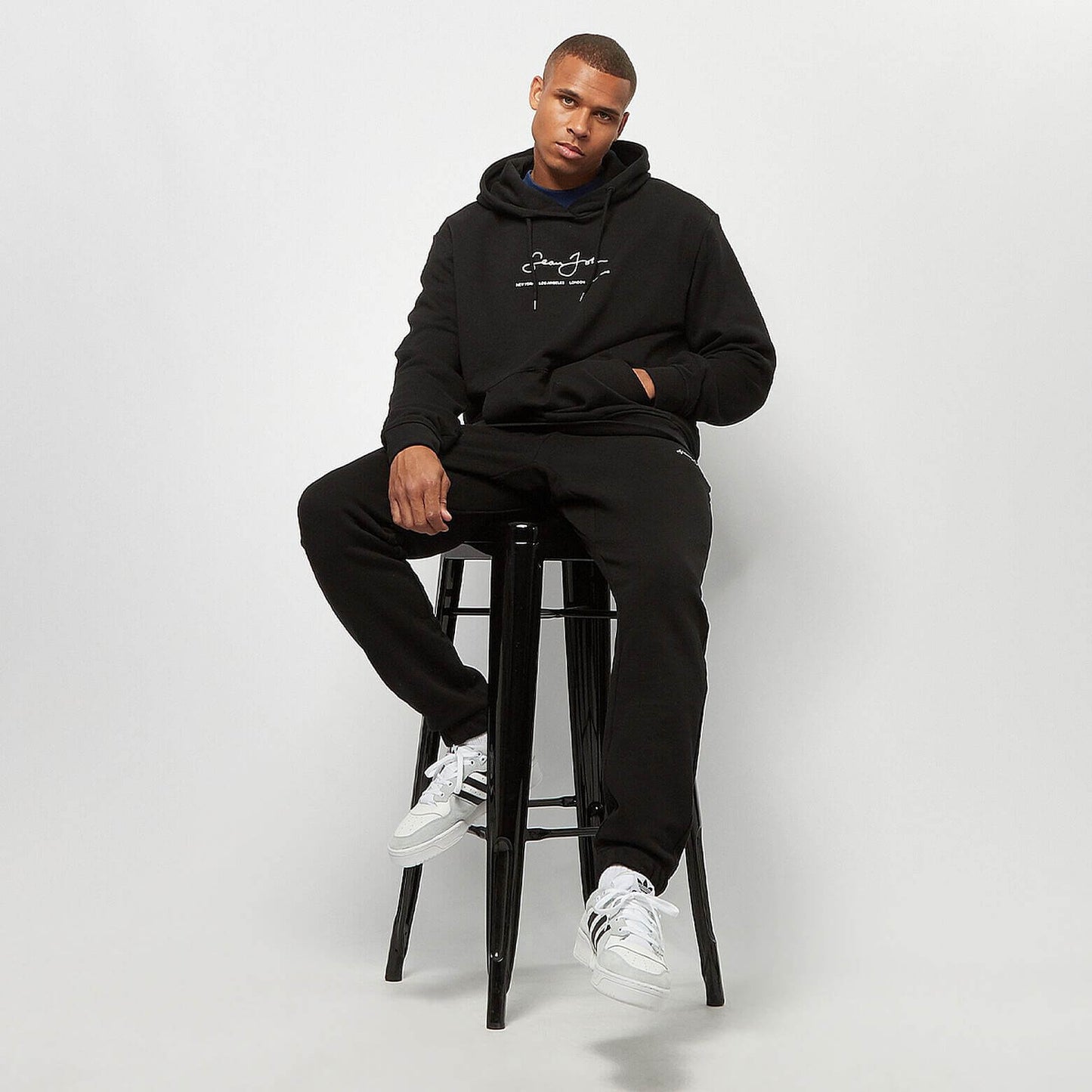 Mikina s kapucňou Sean John Classic Logo Essential Hoodie čierna