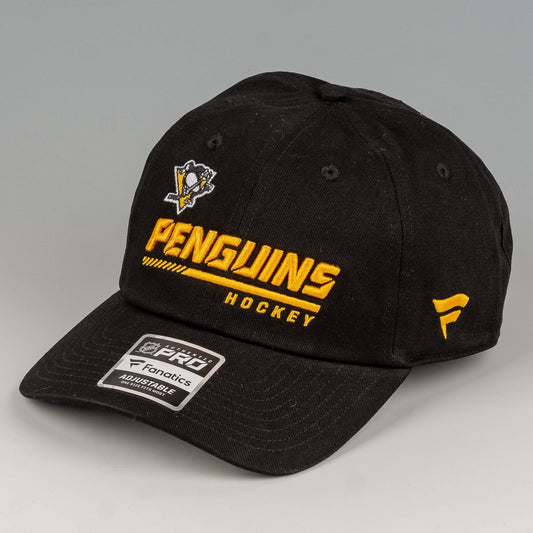 Fanatics Pittsburgh Penguins Authentic Pro Locker Room Unstructured Adjustable Cap Black