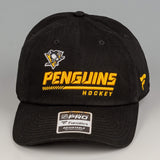 Fanatics Pittsburgh Penguins Authentic Pro Locker Room Unstructured Adjustable Cap Black