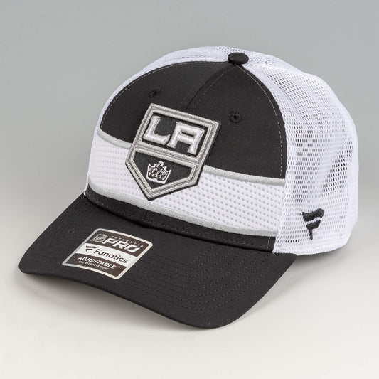 Fanatics Los Angeles Kings Authentic Pro Draft Structured Trucker Cap Team Black