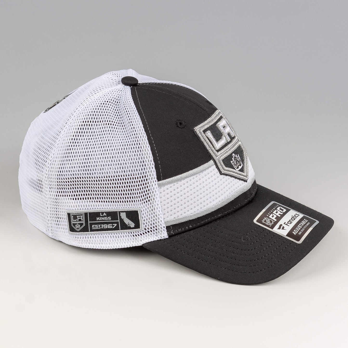 Fanatics Los Angeles Kings Authentic Pro Draft Structured Trucker Cap Team Black