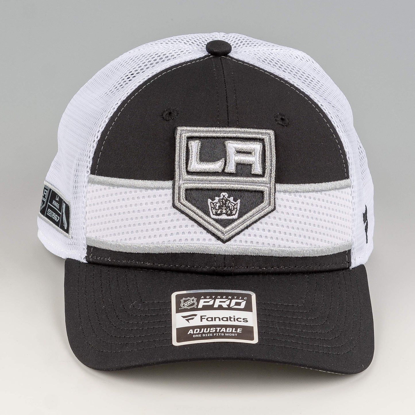 Fanatics Los Angeles Kings Authentic Pro Draft Structured Trucker Cap Team Black