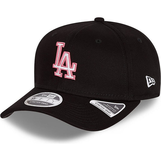 New Era Šiltovka 950 Stretch Snap Mlb Neon Pop Outline 9Fifty Los Angeles Dodgers Black