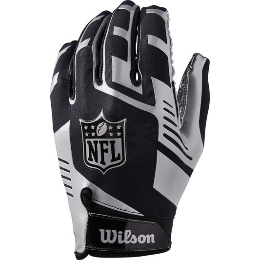 WILSON AD NFL STRETCH FIT REC GLV WHITE