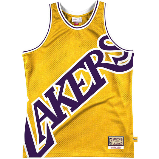 Mitchell & Ness NBA Blown Out Fashion Jersey Los Angeles Lakers Light Gold
