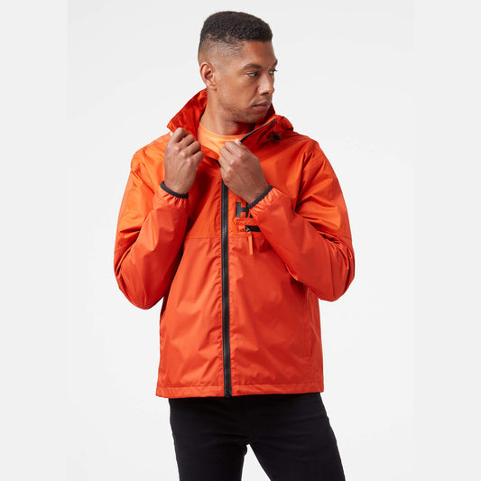 Tenká bunda HELLY HANSEN ACTIVE STRIDE JACKET PATROL ORANGE oranžová