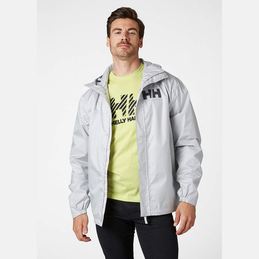 Tenká bunda HELLY HANSEN ACTIVE 2 JACKET GREY FOG šedá