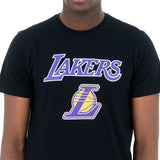 NEW ERA tričko team logo tee NBA LOS ANGELES LAKERS Black