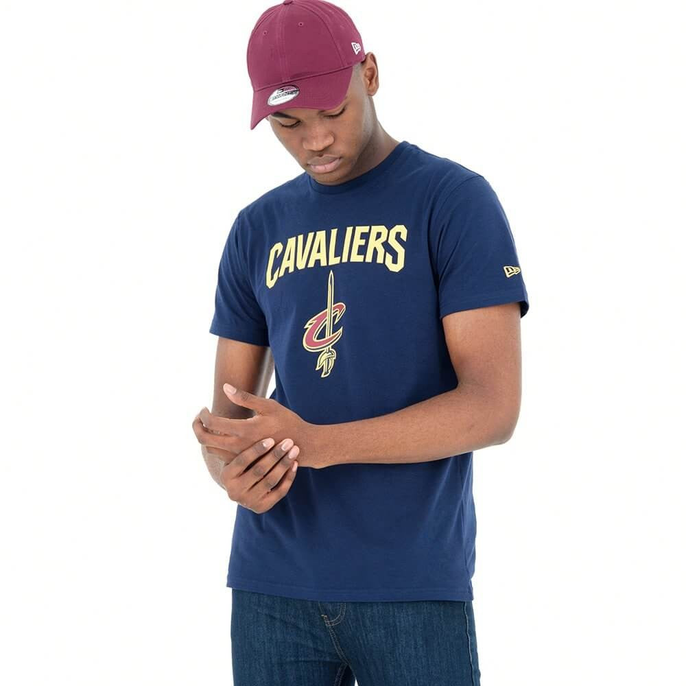 NEW ERA tričko team logo tee NBA CLEVELAND CAVALIERS Navy