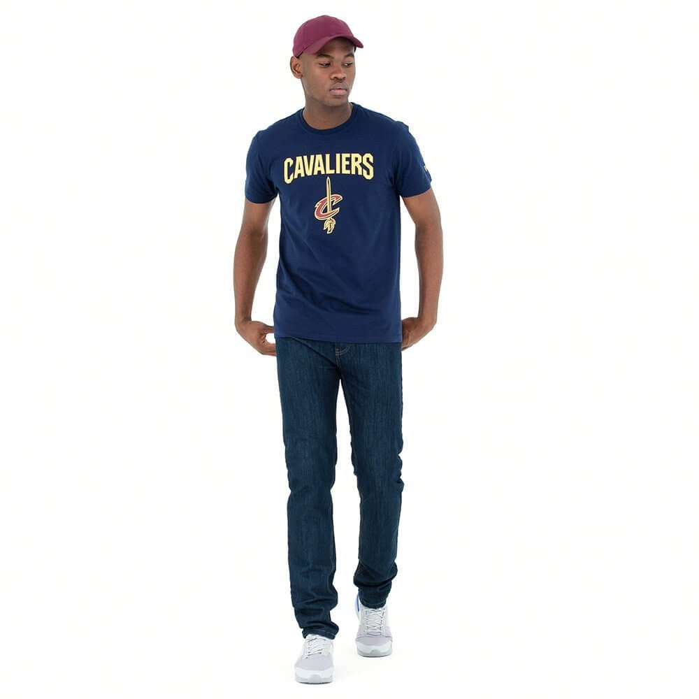 NEW ERA tričko team logo tee NBA CLEVELAND CAVALIERS Navy