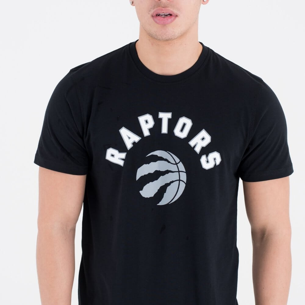NEW ERA tričko team logo tee NBA TORONTO RAPTORS Black
