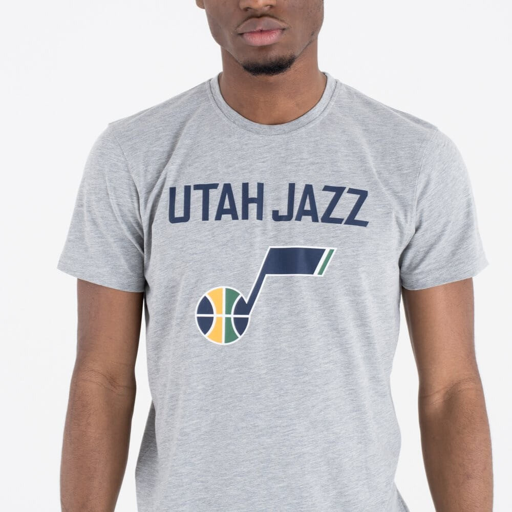 NEW ERA tričko NBA Team logo UTAH JAZZ Grey