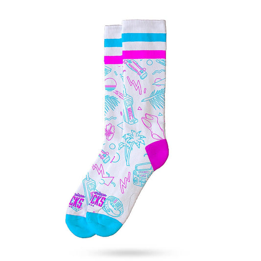 Ponožky American Socks Miami - Mid High farebné