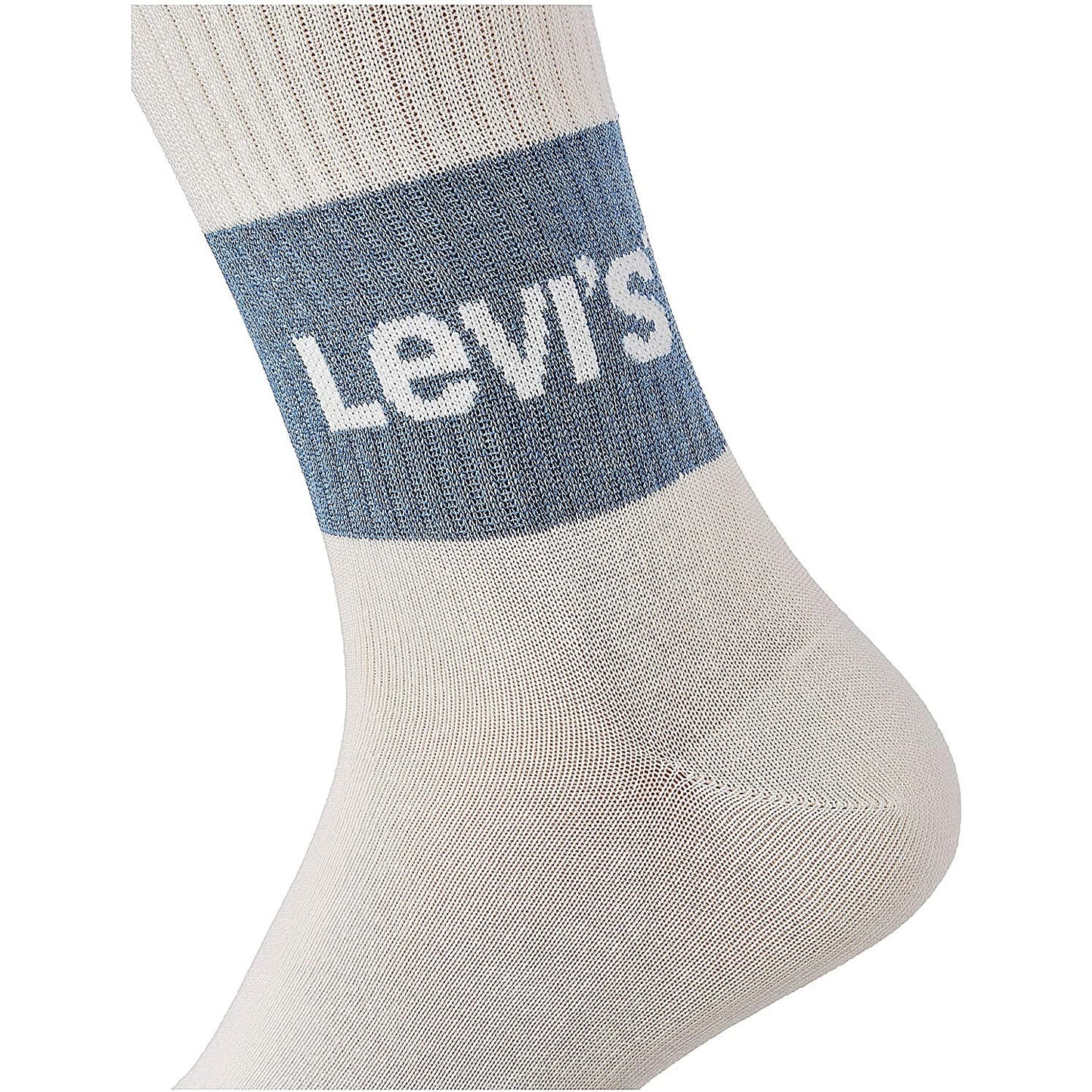 Levis Unisex Sustainable Regular Cut (2-Pack) Blue / White