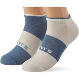 Levis Unisex Sustainable Low Cut (2-Pack) Blue / White