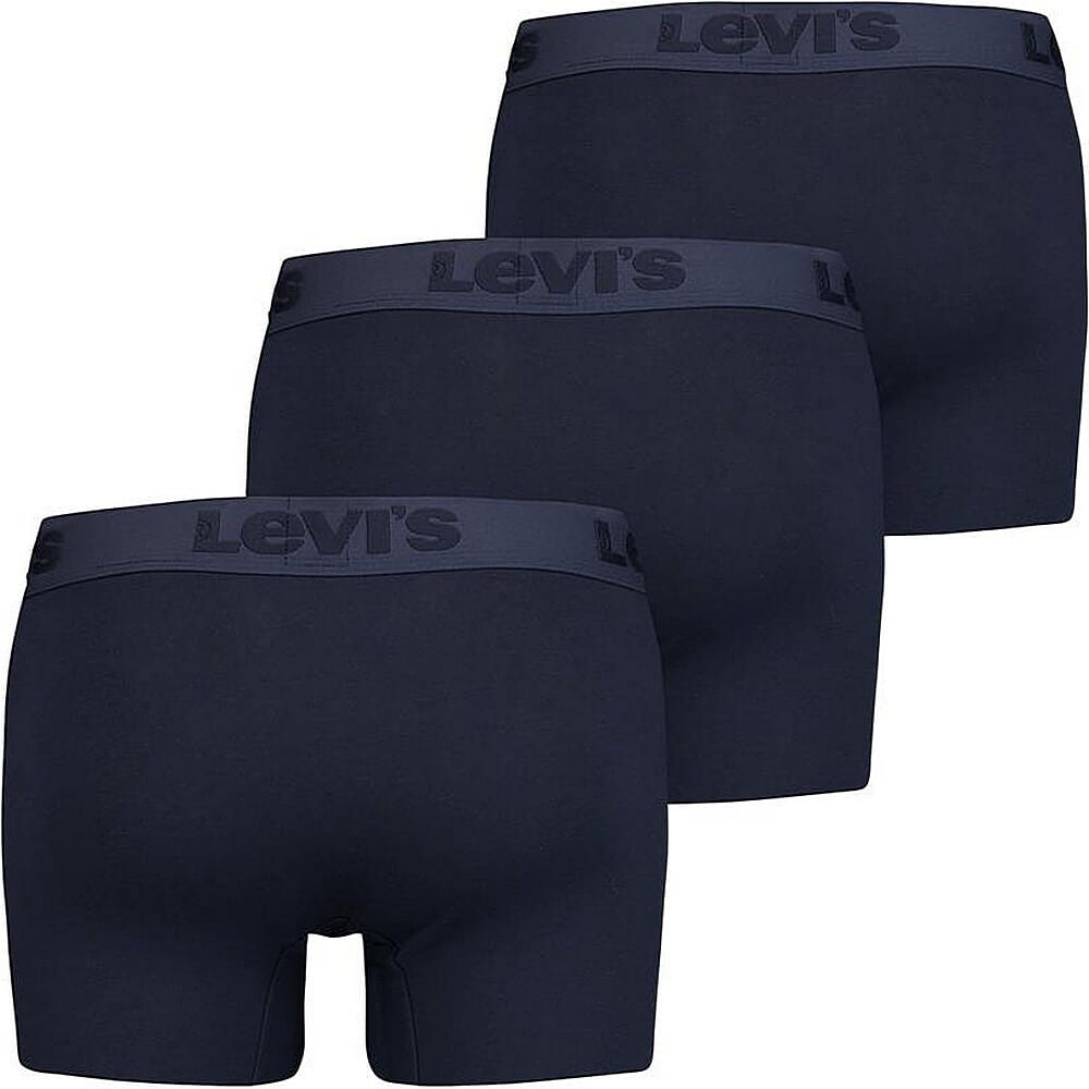 Levis Men Premium Boxer Brief (3-Pack) Navy