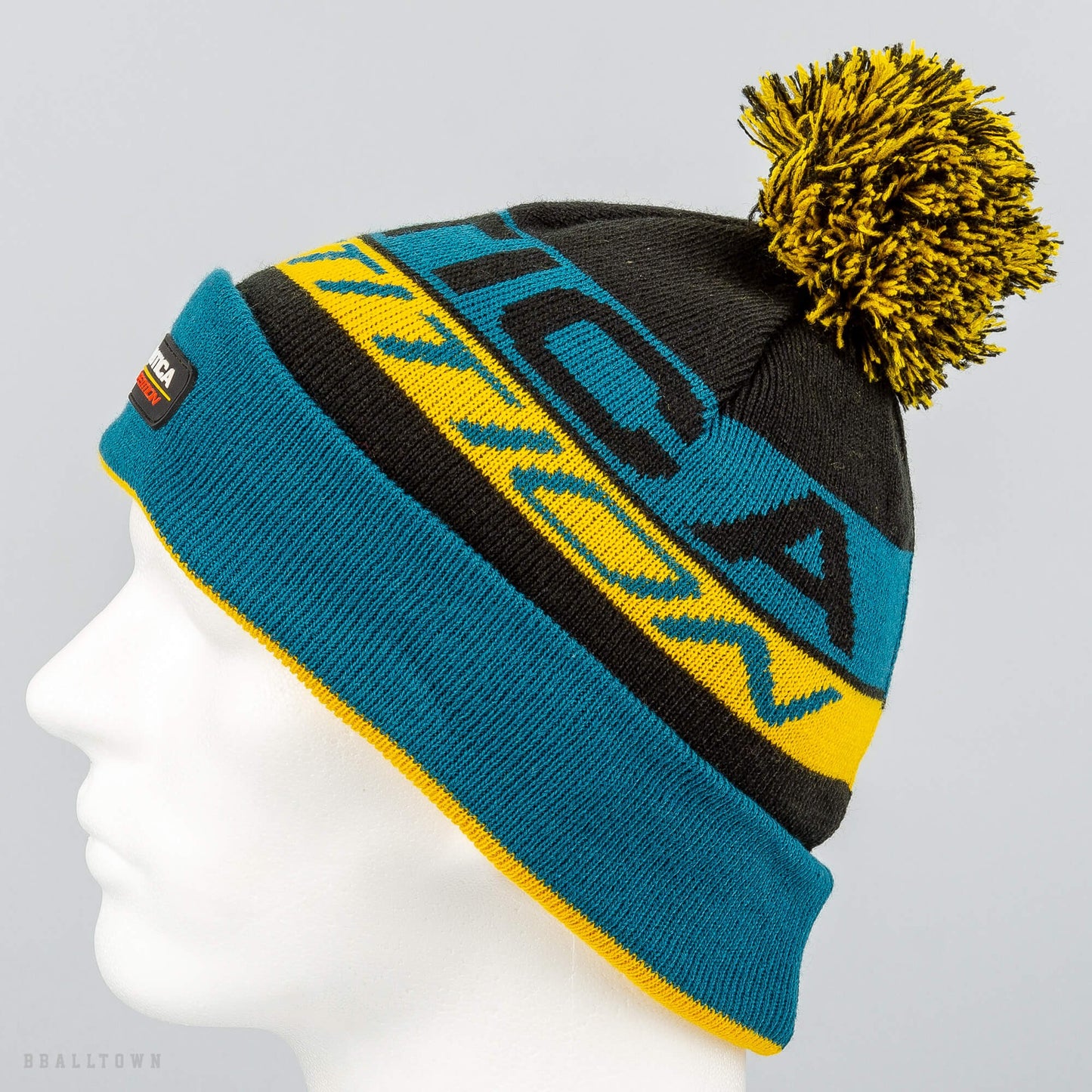 Zimná čiapka s brmbolcom Nautica Buren Pom Pom Beanie modro-zelená