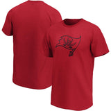 Fanatics NFL Mono Premium Marl Graphic T-Shirt Tampa Bay Buccaneers Game Red Marl