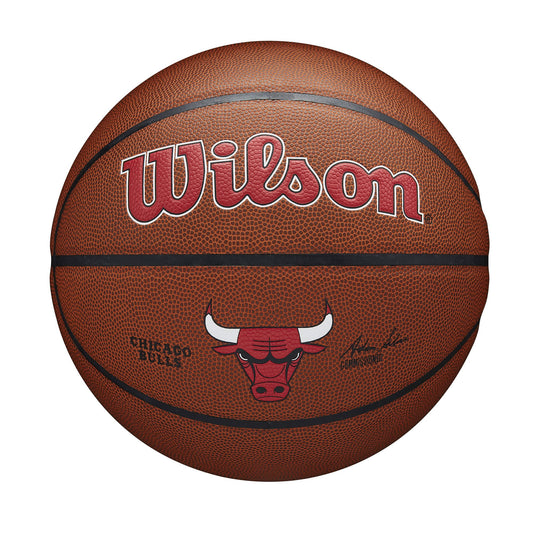 Basketbalová lopta Wilson NBA Team Alliance Composite Chicago Bulls (veľkosť 7)