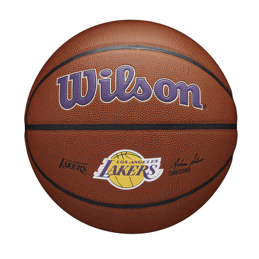 Basketbalová lopta Wilson NBA Team Alliance Composite Los Angeles Lakers (veľkosť 7)