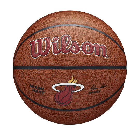 Basketbalová lopta Wilson NBA Team Alliance Composite Miami Heat (veľkosť 7)